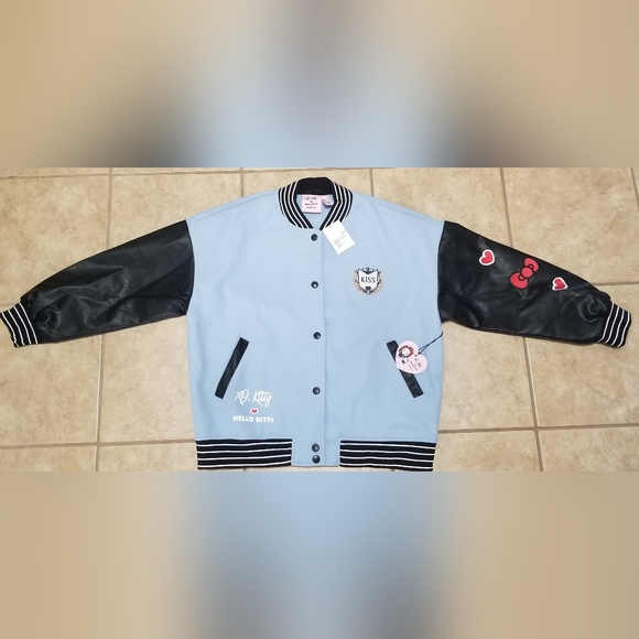 Forever 21 Jackets & Coats Xo Kitty Hello Kitty Varsity Jacket